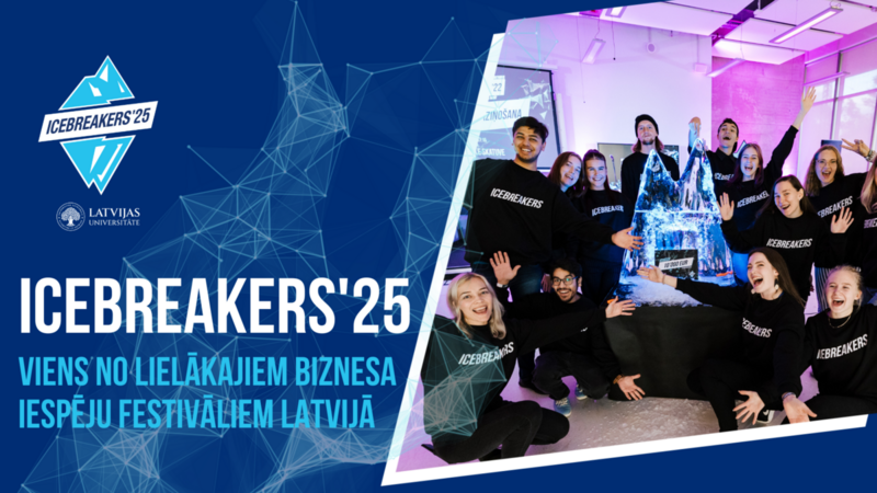 LU aicina uz biznesa iespēju festivālu “Icebreakers’25”