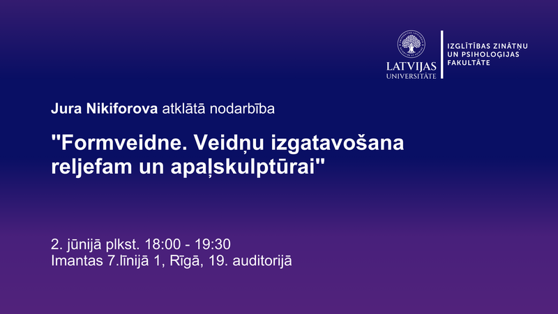 Jura Nikiforova atklātā nodarbība