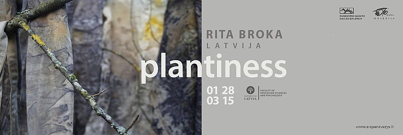 LU IZPF docentes Ritas Brokas personālizstāde "Plantiness"