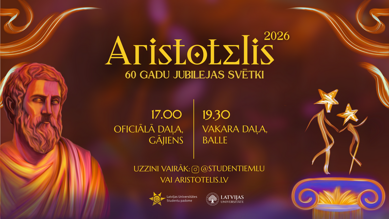 Vērienīgākie studentu svētki “Aristotelis” norisināsies jau 60. reizi
