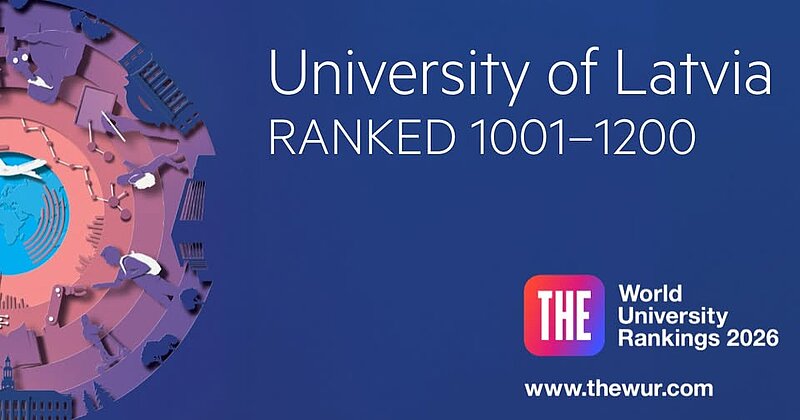 LU THE Pasaules universitāšu reitingā: progress pētniecībā un starptautiskā sadarbībā