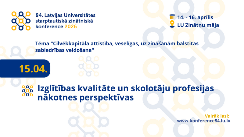 Izglītības kvalitāte un skolotāju profesijas nākotnes perspektīvas