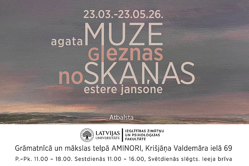 LU IZPF docētājas Agatas Muzes dalība izstādē “Noskaņas”