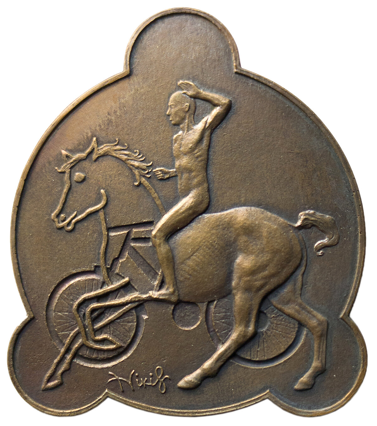 Juris Nikiforovs (Nikifs), bronzas medaļa „Riteņa kentaurs” (Cyclus Centaur)